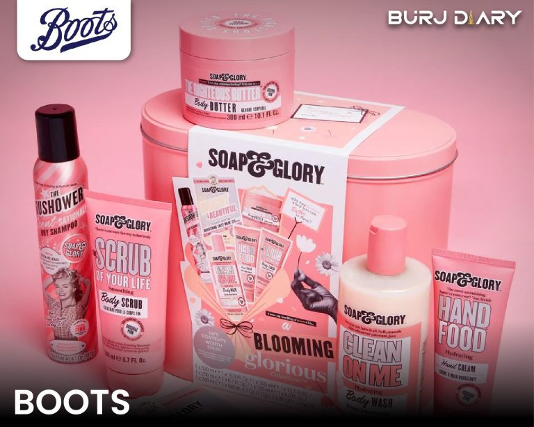 25 to 75% off on Soap and Glory Products on Boots