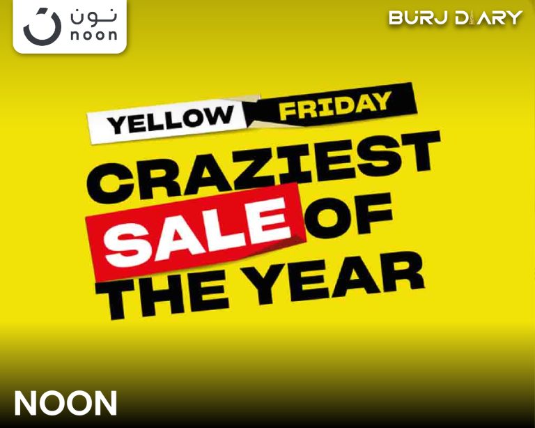 Yellow Friday Clearance Sale, up to 80% off on everything at Noon