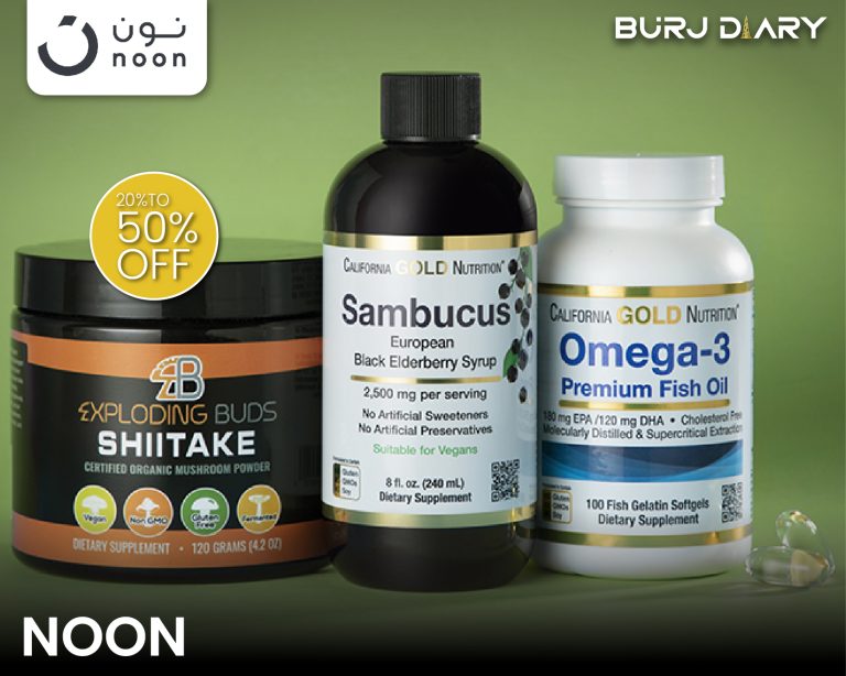 20 to 50% off on Health and Nutrition Products on Noon