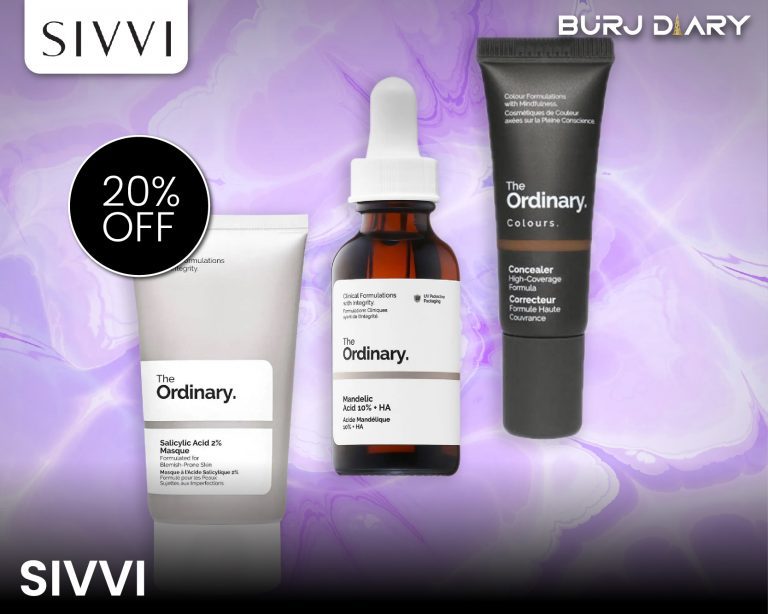 Minimum 20% off on The Ordinary Products on Sivvi