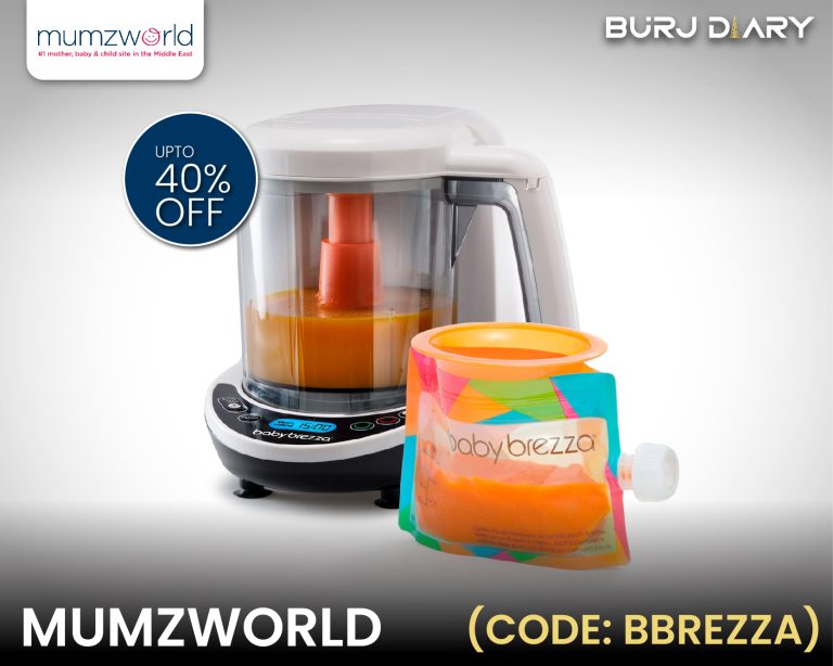 Up to 40% off + Extra 15%off on Baby Brezza Products on Mumzworld (Code: BBREZZA)